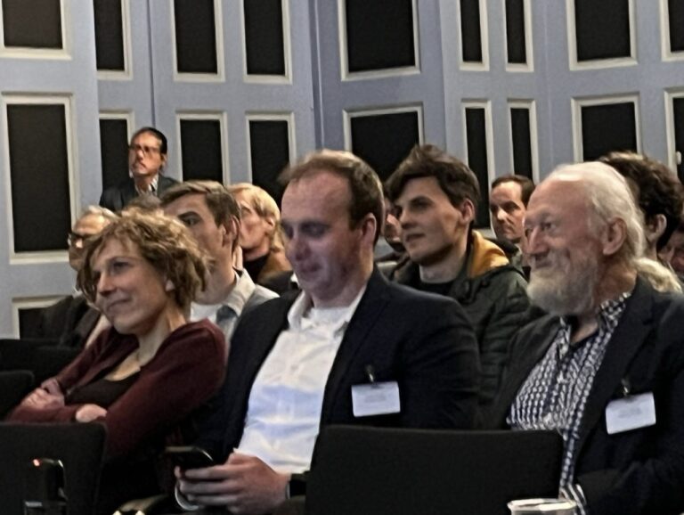 Jeanette Tas, Ethan Moyer, and Dick Moberg at ANIM 2024