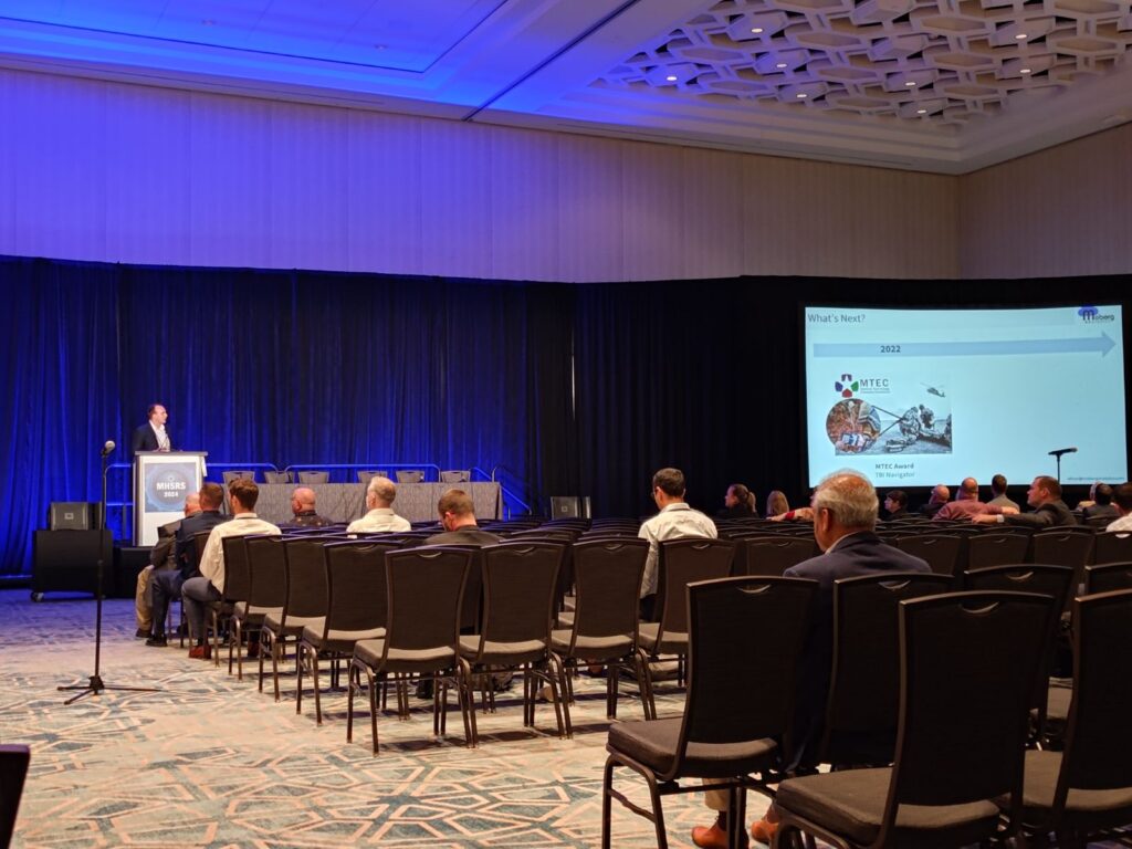 Ethan Moyer presenting at MHSRS 2024