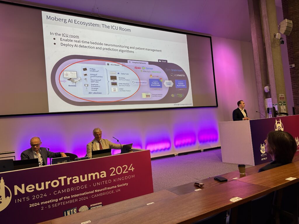 Ethan Moyer presenting at INTS 2024