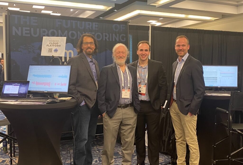 Craig Maddux, Dick Moberg, Ethan Moyer, and Tobias Haman from Moberg Analytics at NCS 2024